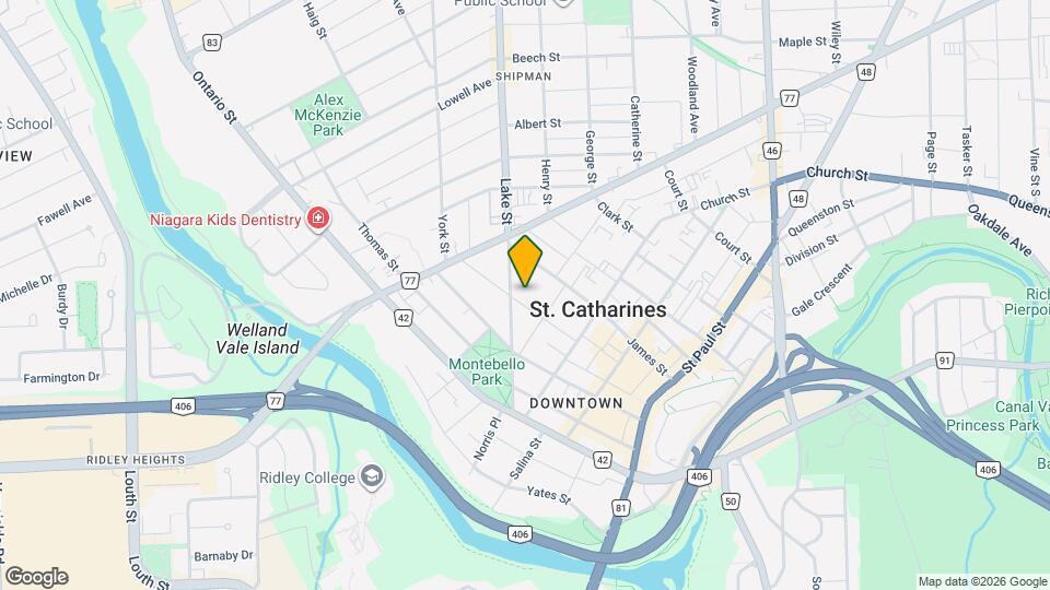 26 Wellington St Map and Location Details