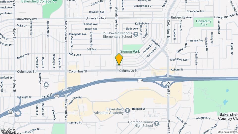 2707 Wenatchee Ave Map and Location Details