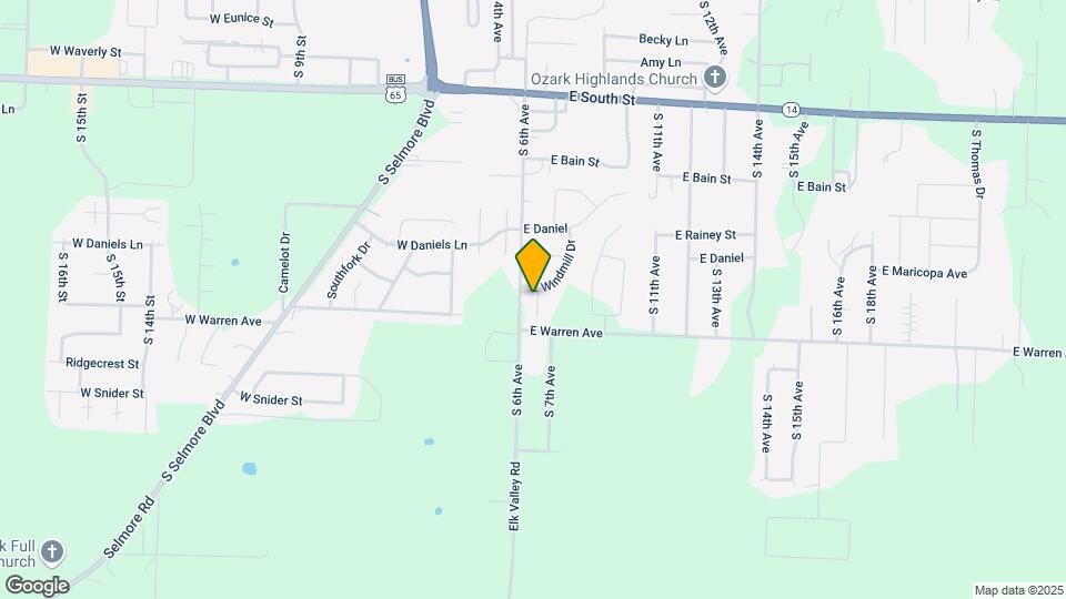2103 S Gristmill Ct Map and Location Details