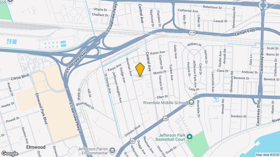 4427 Ware Ave Map and Location Details