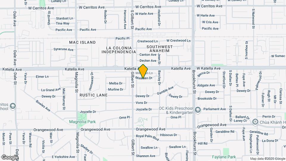 Maureen II Mapa y Detalles de la Ubicación