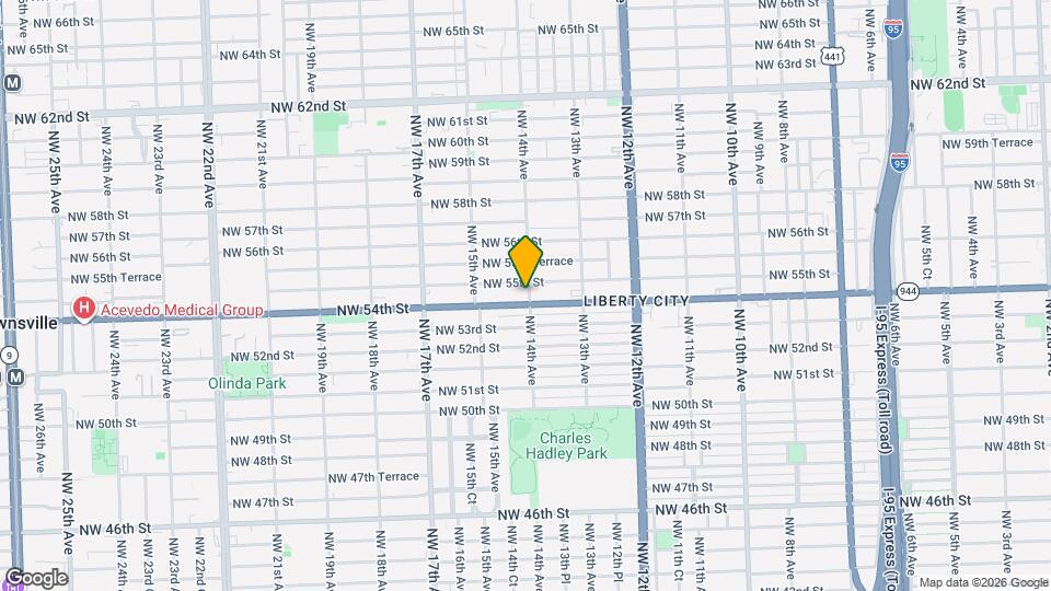 5410 NW 14th Ave Mapa y Detalles de la Ubicación