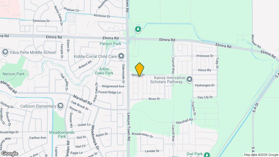 809 Cosmos Dr Map and Location Details