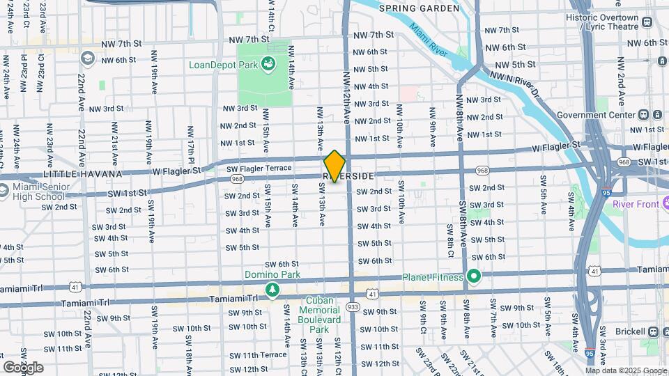 1247 SW 2nd St Mapa y Detalles de la Ubicación