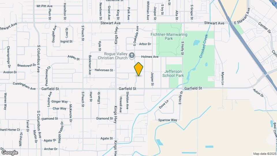 1563 S Oakdale Ave Map and Location Details