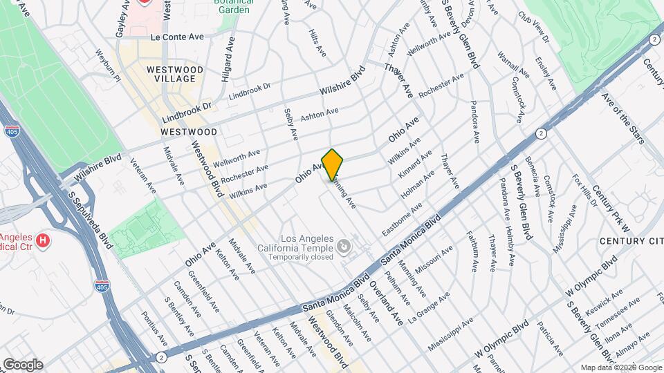 1551 Manning Ave Map and Location Details