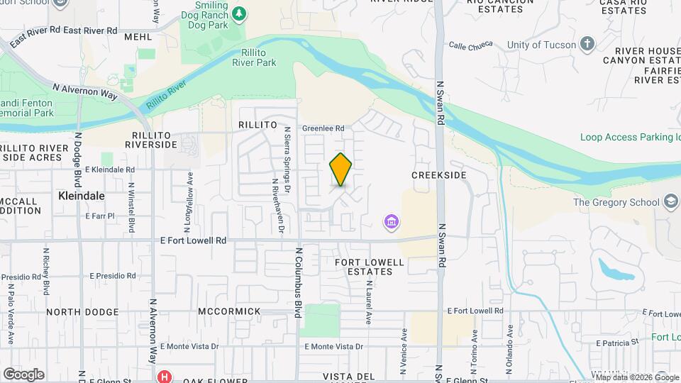 3343 N Glen Creek Dr Map and Location Details