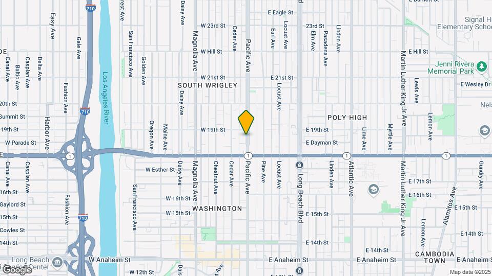 1865 Pacific Ave-Unit -A Map and Location Details