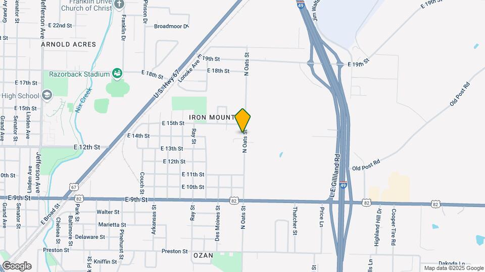 2841 Love Creek Dr Mapa y Detalles de la Ubicación