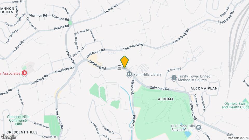 6388 Saltsburg Rd Map and Location Details