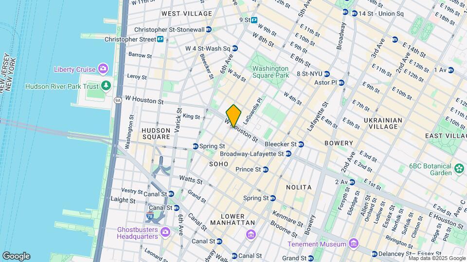 150 Thompson St Map and Location Details