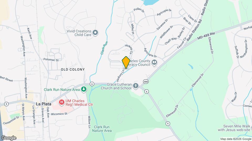 105 Huckleberry Dr Map and Location Details