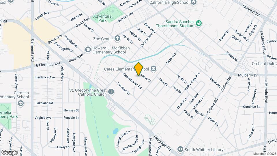 10603 Bramblebush Ave Mapa y Detalles de la Ubicación
