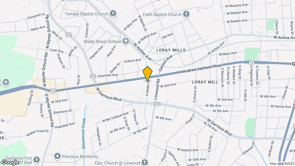 Room in House on S Webb St Mapa y Detalles de la Ubicación