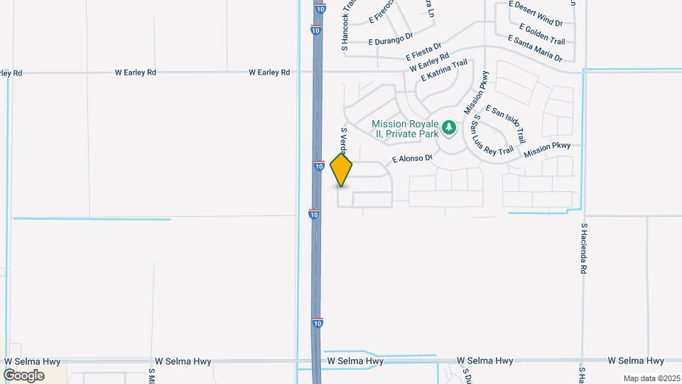 374 S Verdad Ln Map and Location Details