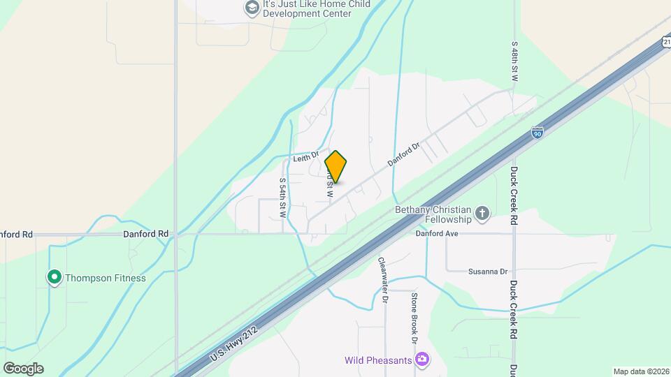 3055 S 53rd St W Map and Location Details