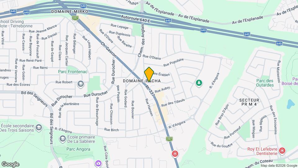 1829 Gascon Ch Map and Location Details