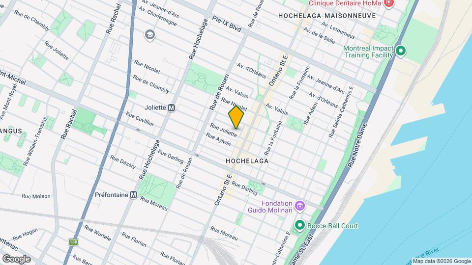 2043 Joliette Rue Map and Location Details