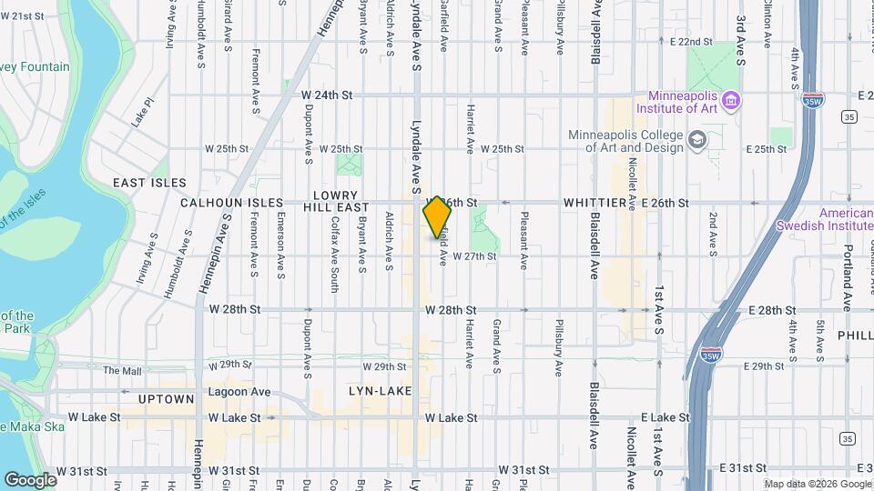 2640 Garfield Ave Mapa y Detalles de la Ubicación