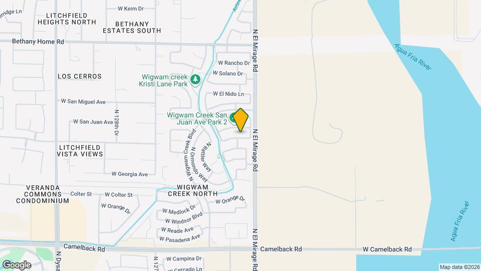 12324 W Missouri Ave Map and Location Details