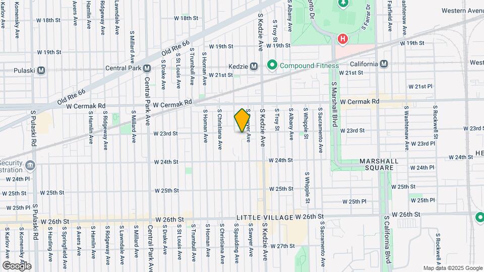 3245 W 23rd St Map and Location Details