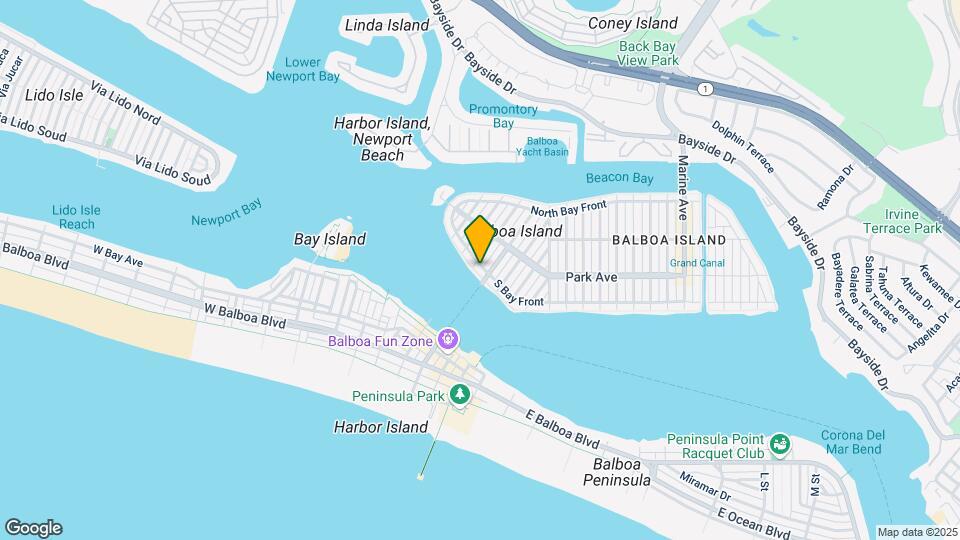 404 S Bay Front, Unit A Map and Location Details