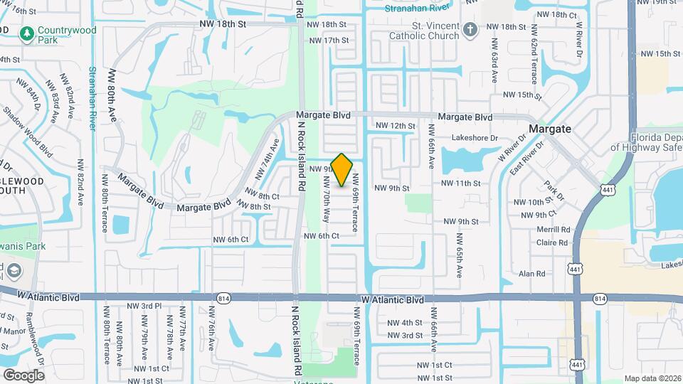 6957 NW 8th Ct Mapa y Detalles de la Ubicación