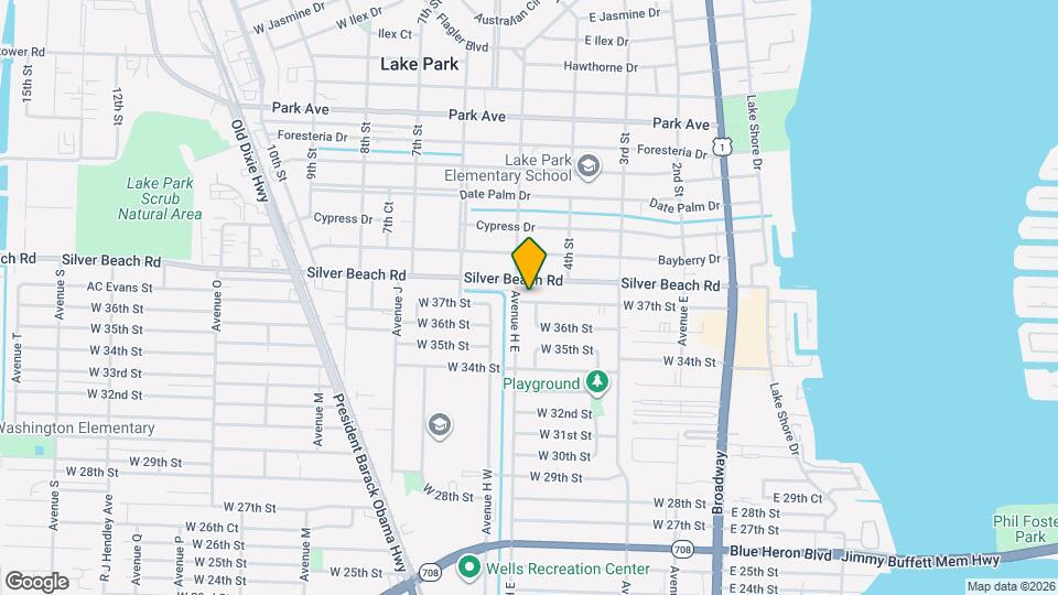 490 W 37th St Map and Location Details