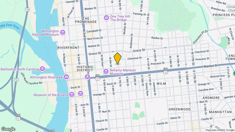 101 N 7th St Map and Location Details