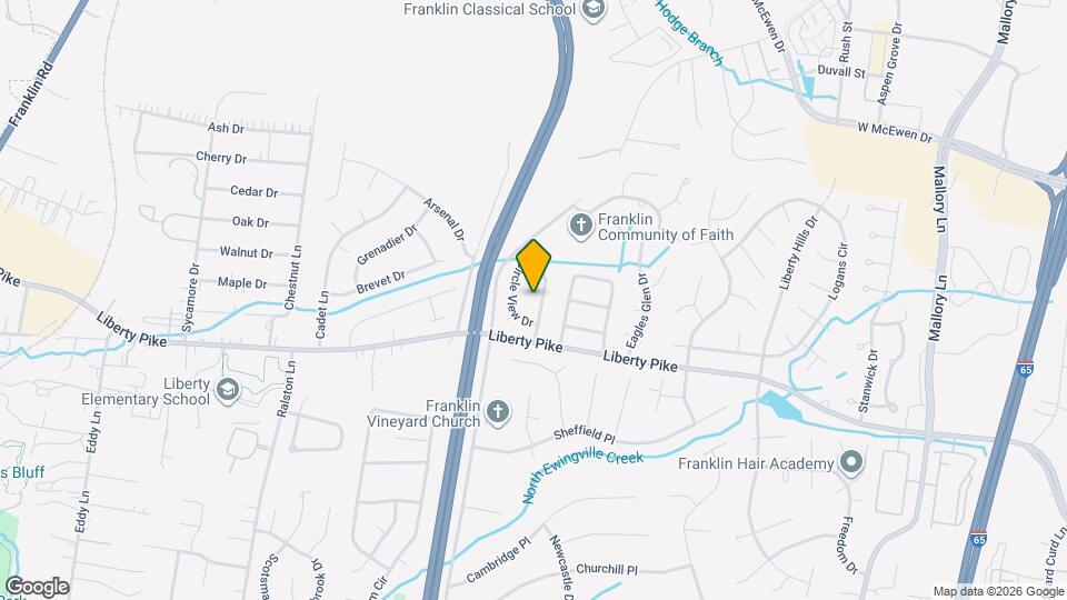 2023 Bratton Pl Dr Map and Location Details