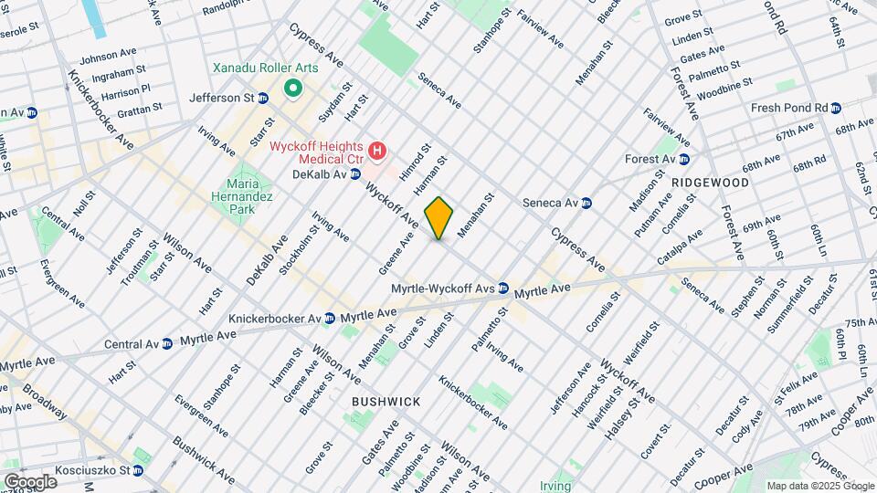 212 Wyckoff Ave Map and Location Details