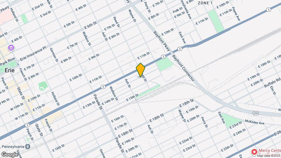 649 E 13th St Map and Location Details