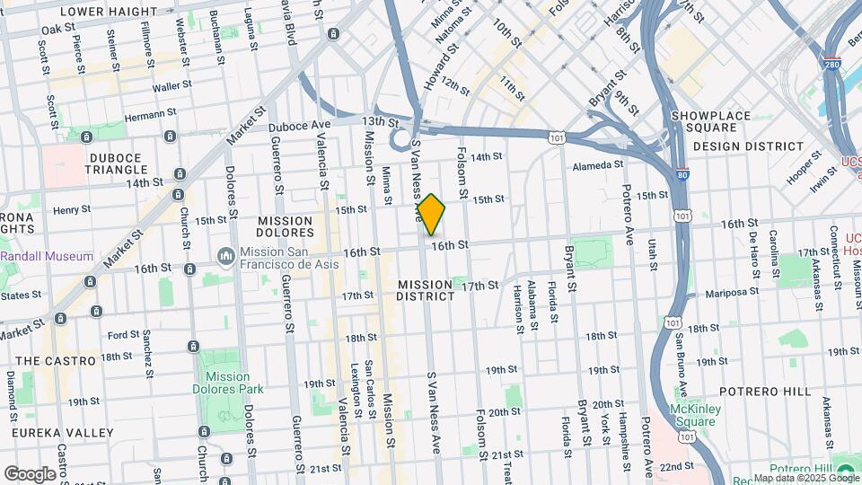 2886-2888 16th St Map and Location Details