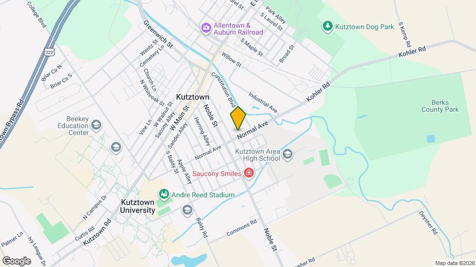Kutztown Garden Apartments Inc Map and Location Details