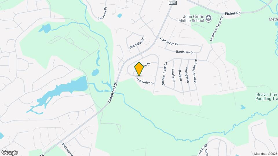 2561 Lull Water Dr Map and Location Details