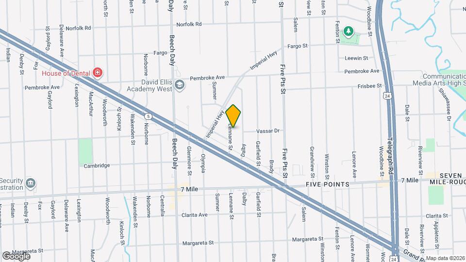 19444 Lennane St Map and Location Details