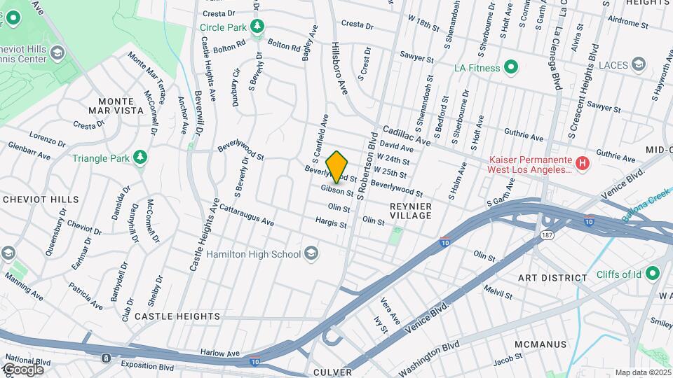 9043 Gibson St, Unit 1 Map and Location Details
