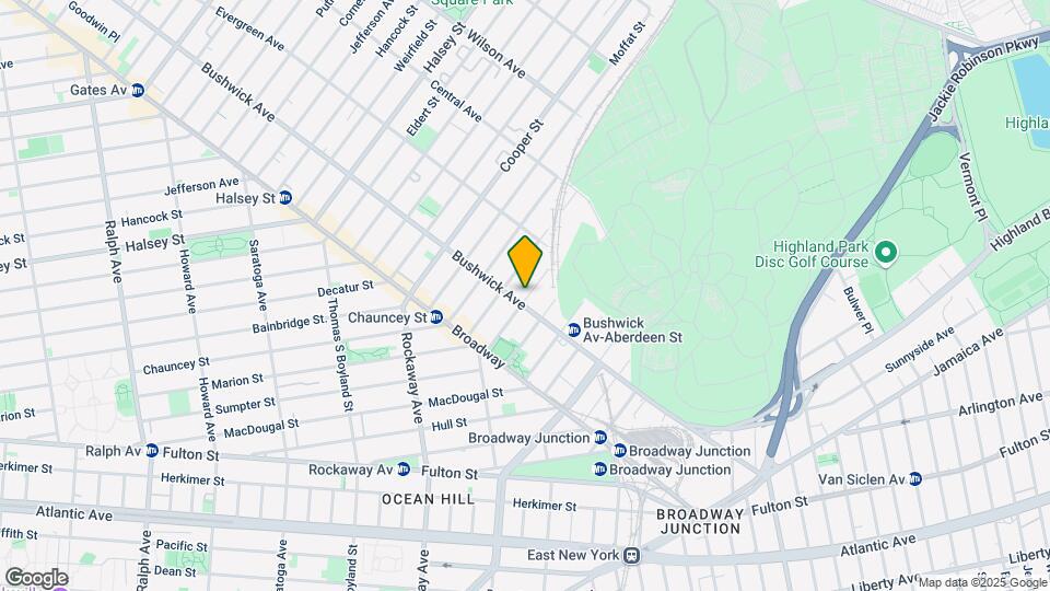 1483 Bushwick Ave Map and Location Details