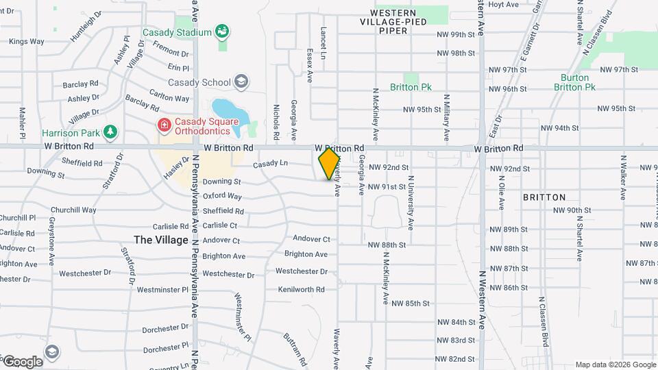 1304 Downing St Map and Location Details