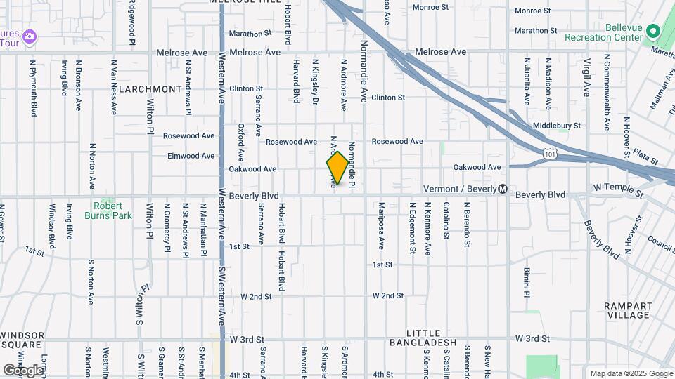 310 N Ardmore Ave Map and Location Details