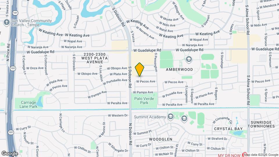 2958 S El Paradiso Map and Location Details