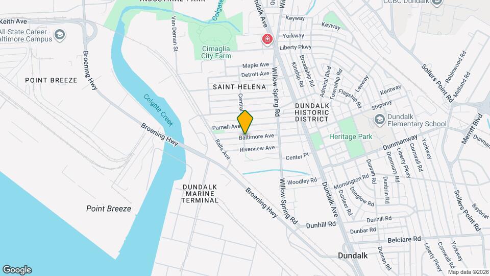 6537 Baltimore Ave Map and Location Details