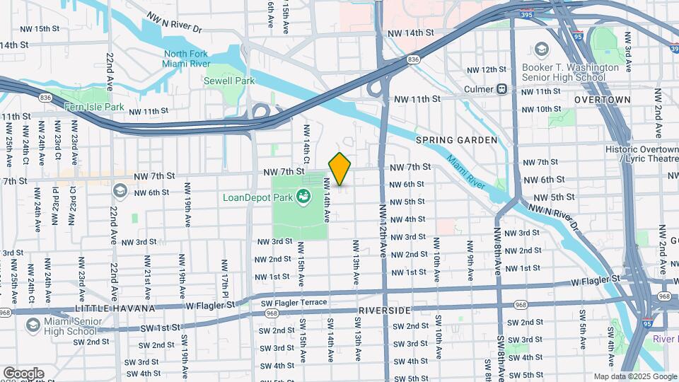 1344 NW 6th St Map and Location Details