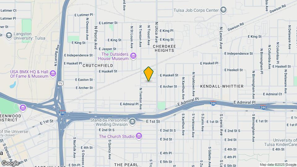 1623 E Archer St Map and Location Details