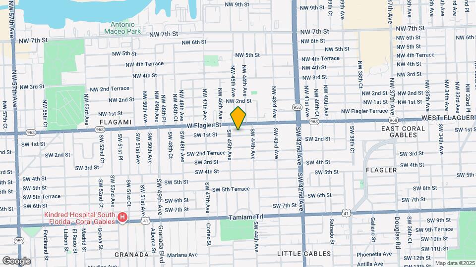 4471 SW 1st St Map and Location Details