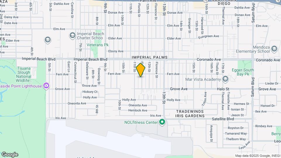 1230 Florida St Map and Location Details