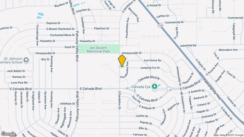 1701 S Dandelion St Map and Location Details