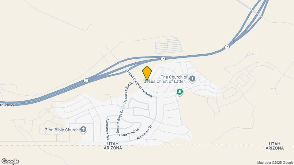 5936 Desert Crest Dr Map and Location Details