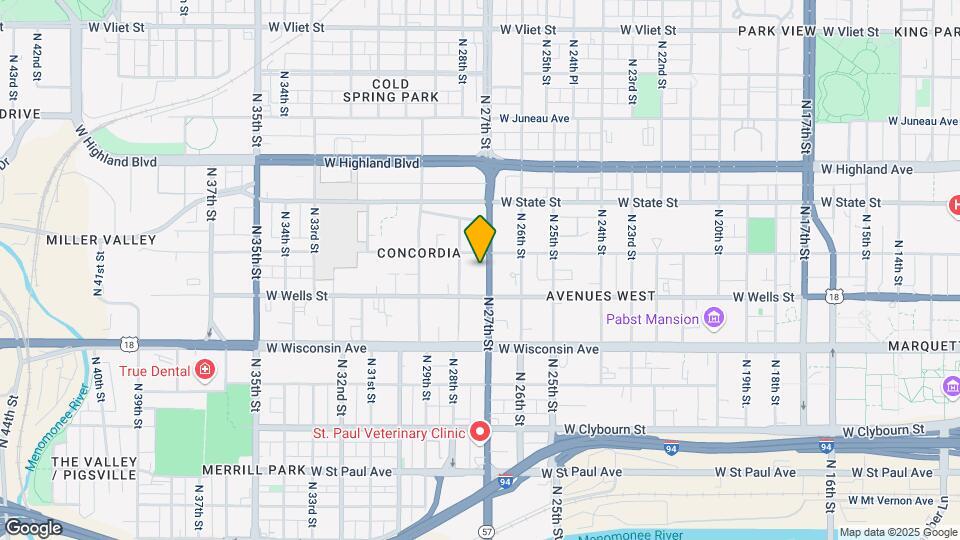 839 N 27th St Map and Location Details