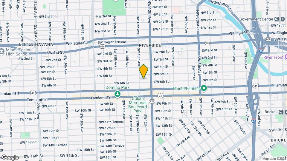 1255 SW 6th St Map and Location Details
